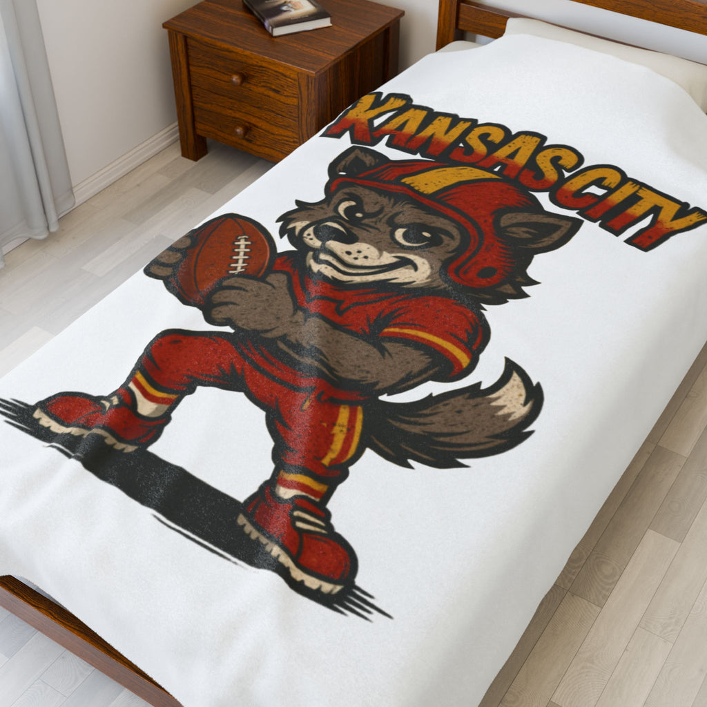 Kansas City Chiefs Velveteen Blanket