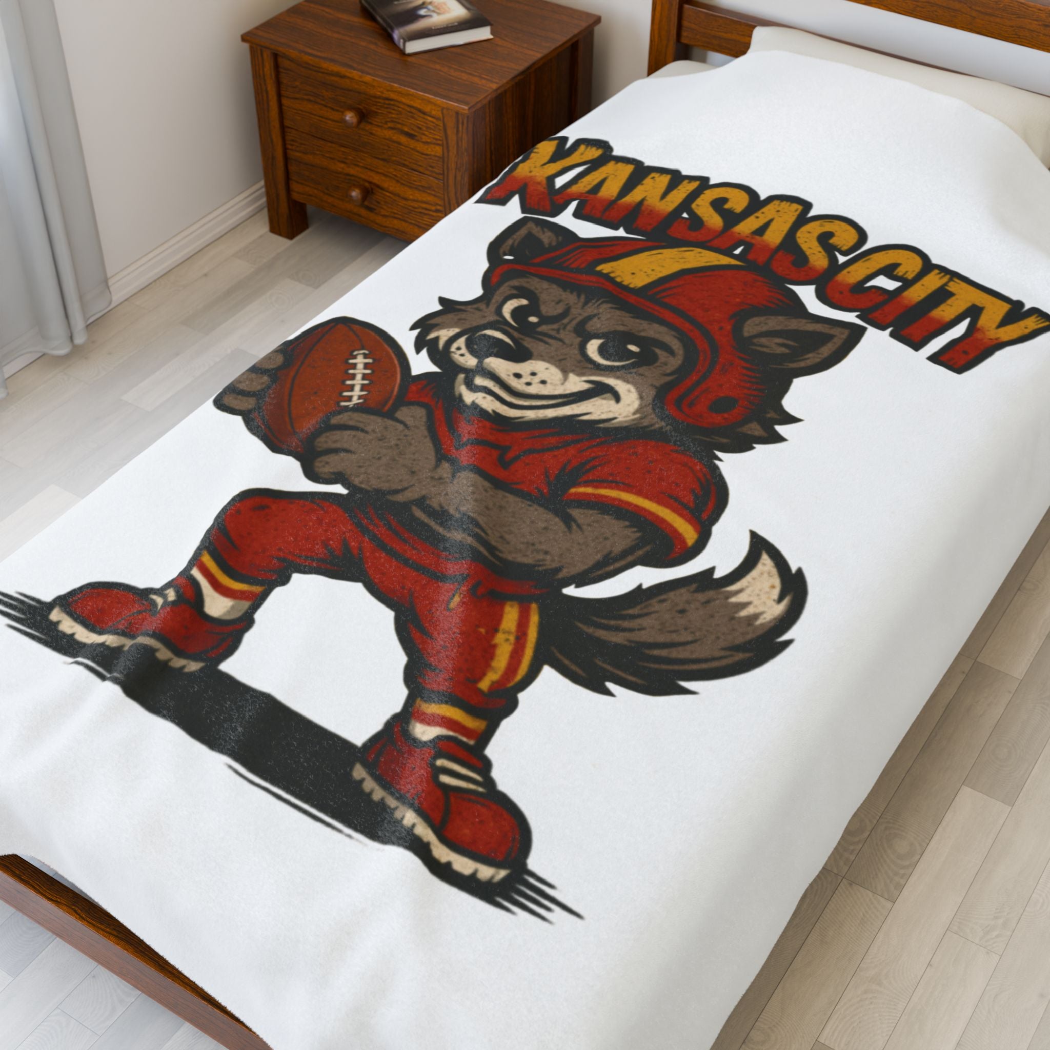 Kansas City Chiefs Velveteen Blanket