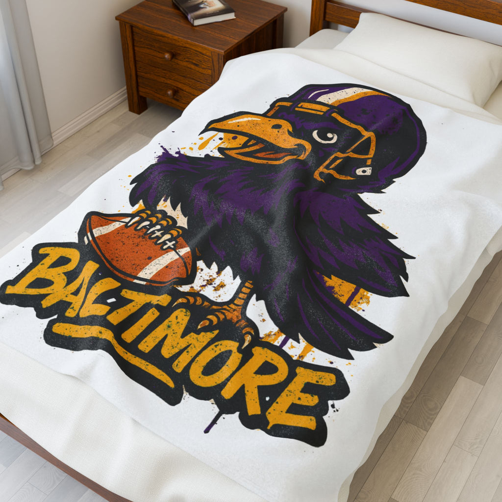 Baltimore Ravens Velveteen Blanket