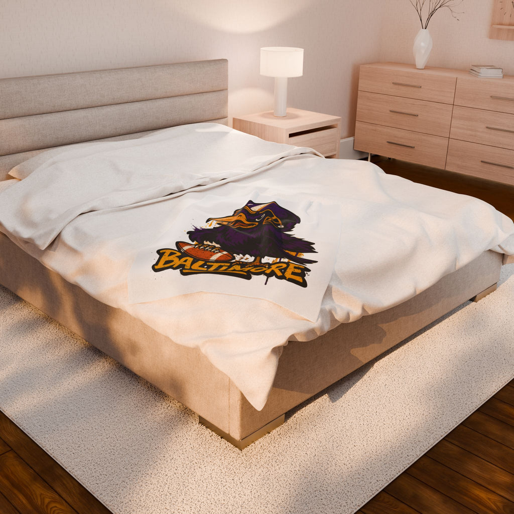 Baltimore Ravens Velveteen Blanket