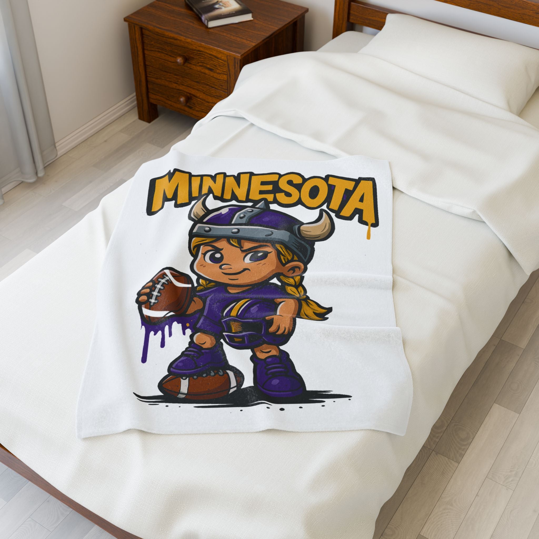 Minnesota Vikings Velveteen Blanket