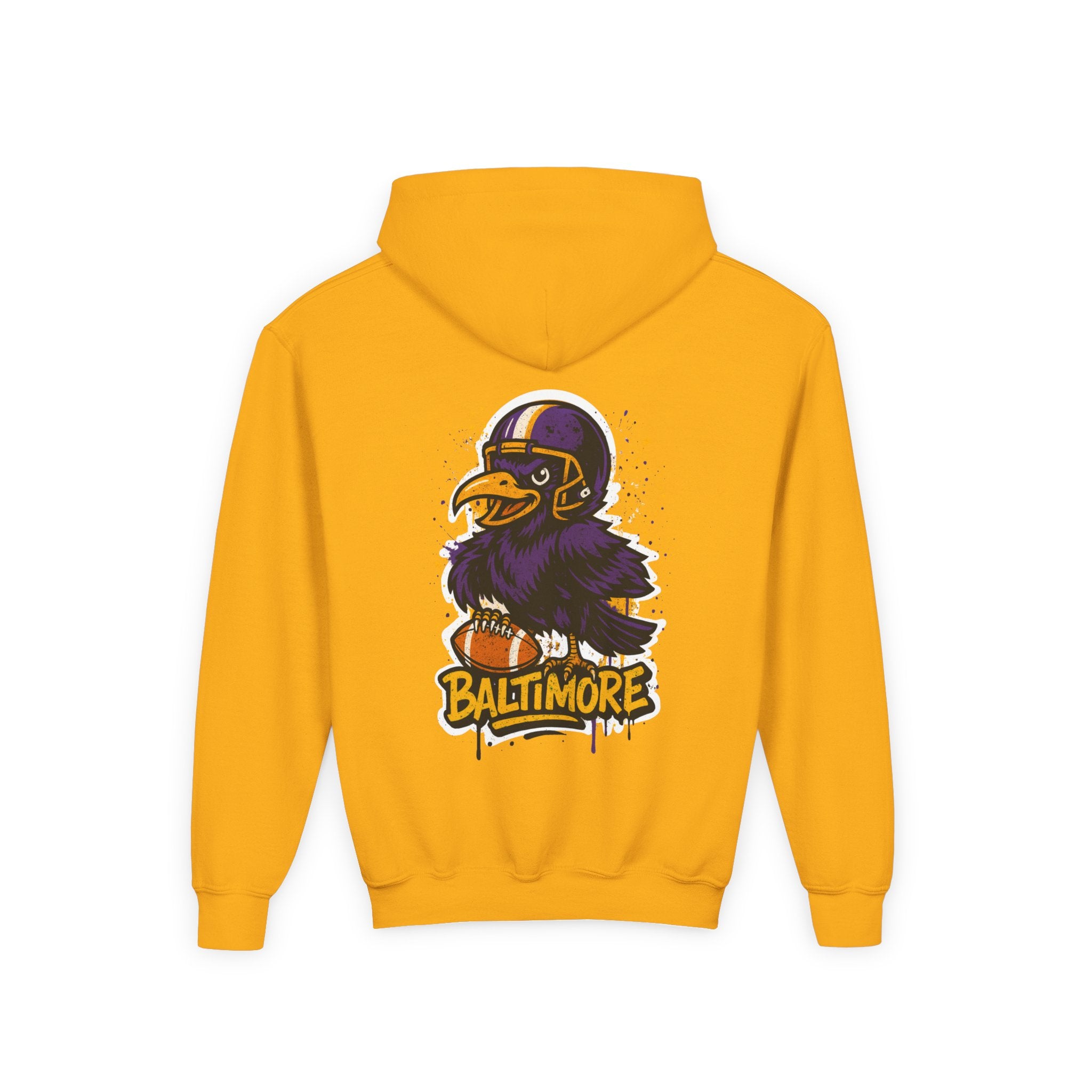 Baltimore Ravens Kids Sweatshirt – Baby Mascot Graffiti Hoodie