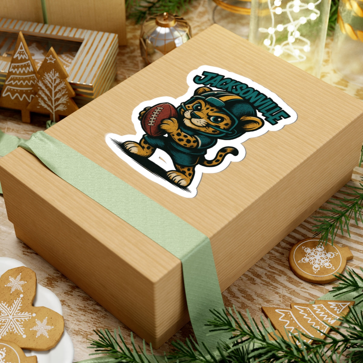 Jacksonville Jaguars Sports Team Kiss-Cut Stickers | Team Spirit Decor, Laptop Decals, Gift for Fans, Customizable Stickers