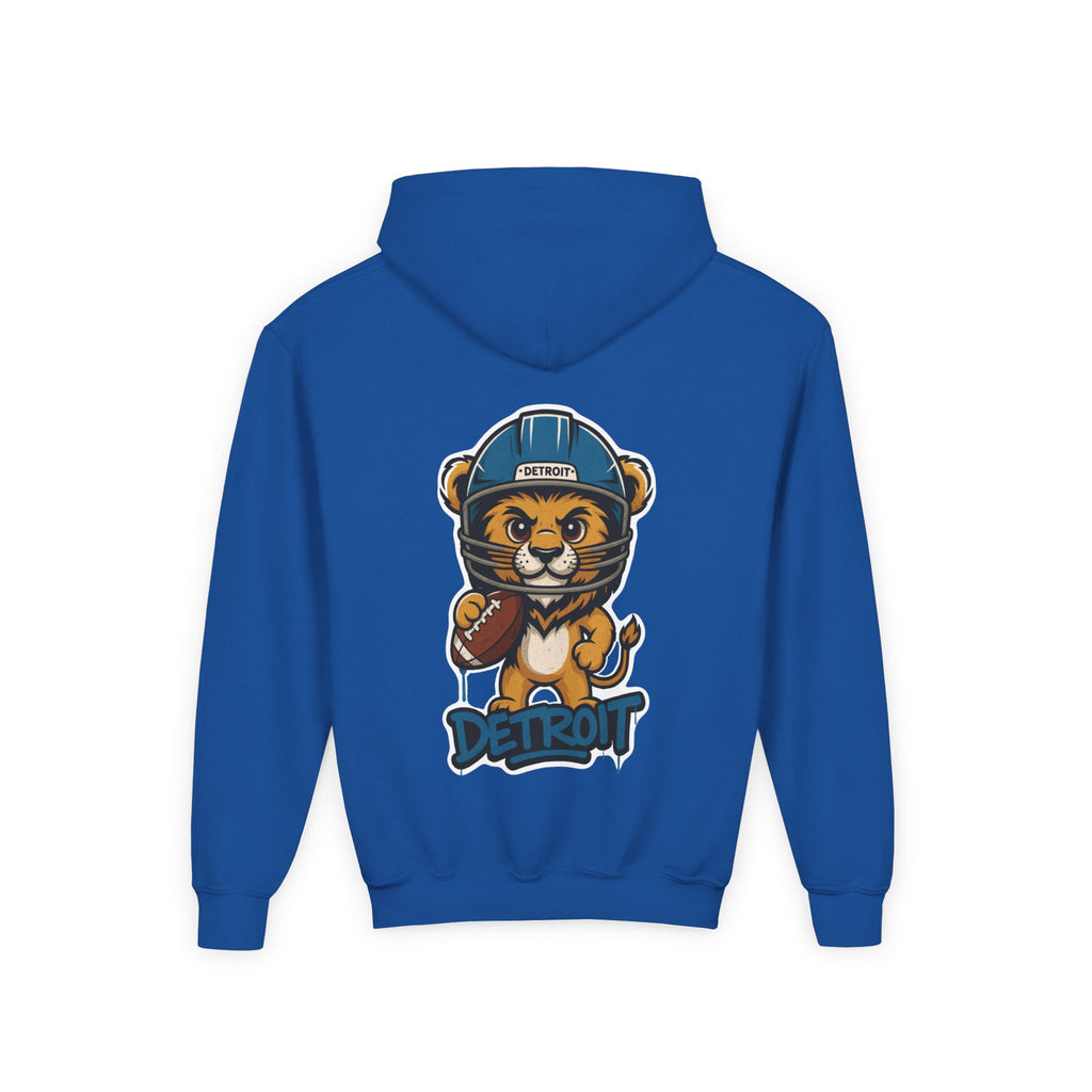 Detriot Lions Kids Sweatshirt – Baby Mascot Graffiti Hoodie