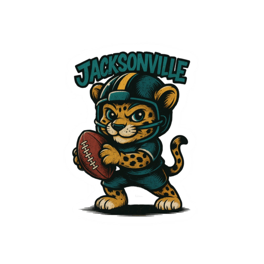 Jacksonville Jaguars Sports Team Kiss-Cut Stickers | Team Spirit Decor, Laptop Decals, Gift for Fans, Customizable Stickers