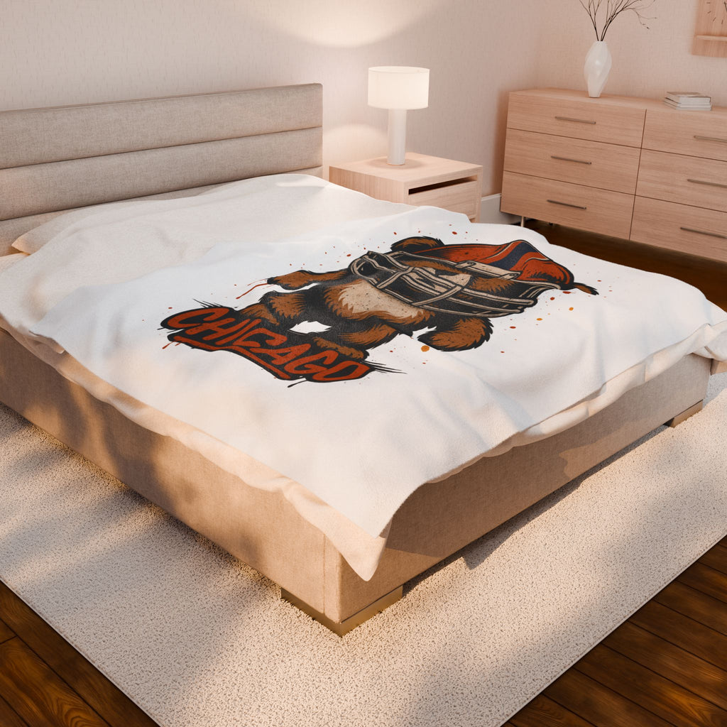 Chicago Bears Velveteen Blanket