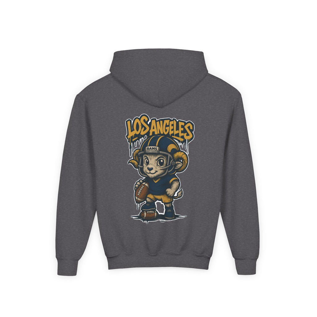 Los Angeles Rams Kids Sweatshirt – Baby Mascot Graffiti Hoodie