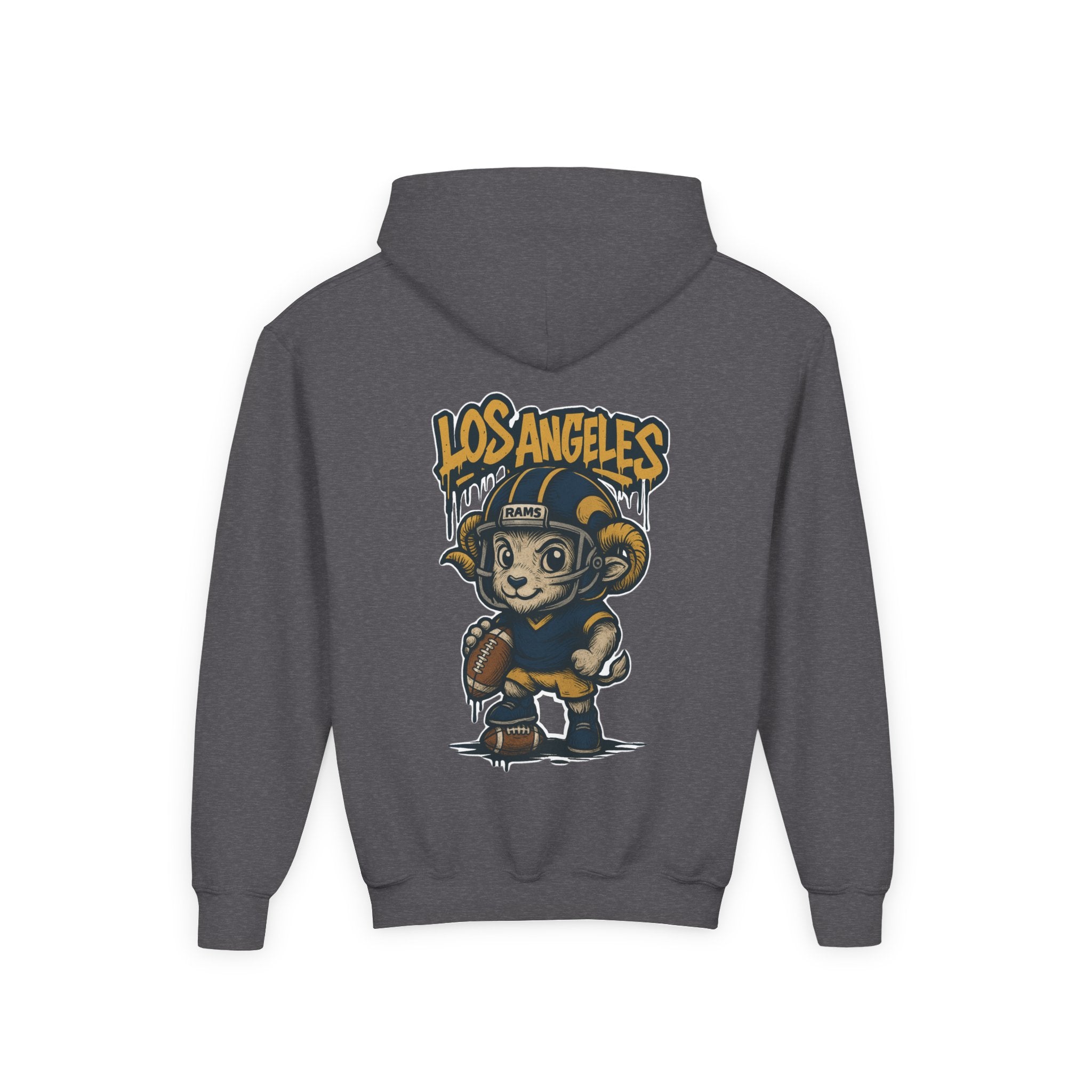 Los Angeles Rams Kids Sweatshirt – Baby Mascot Graffiti Hoodie