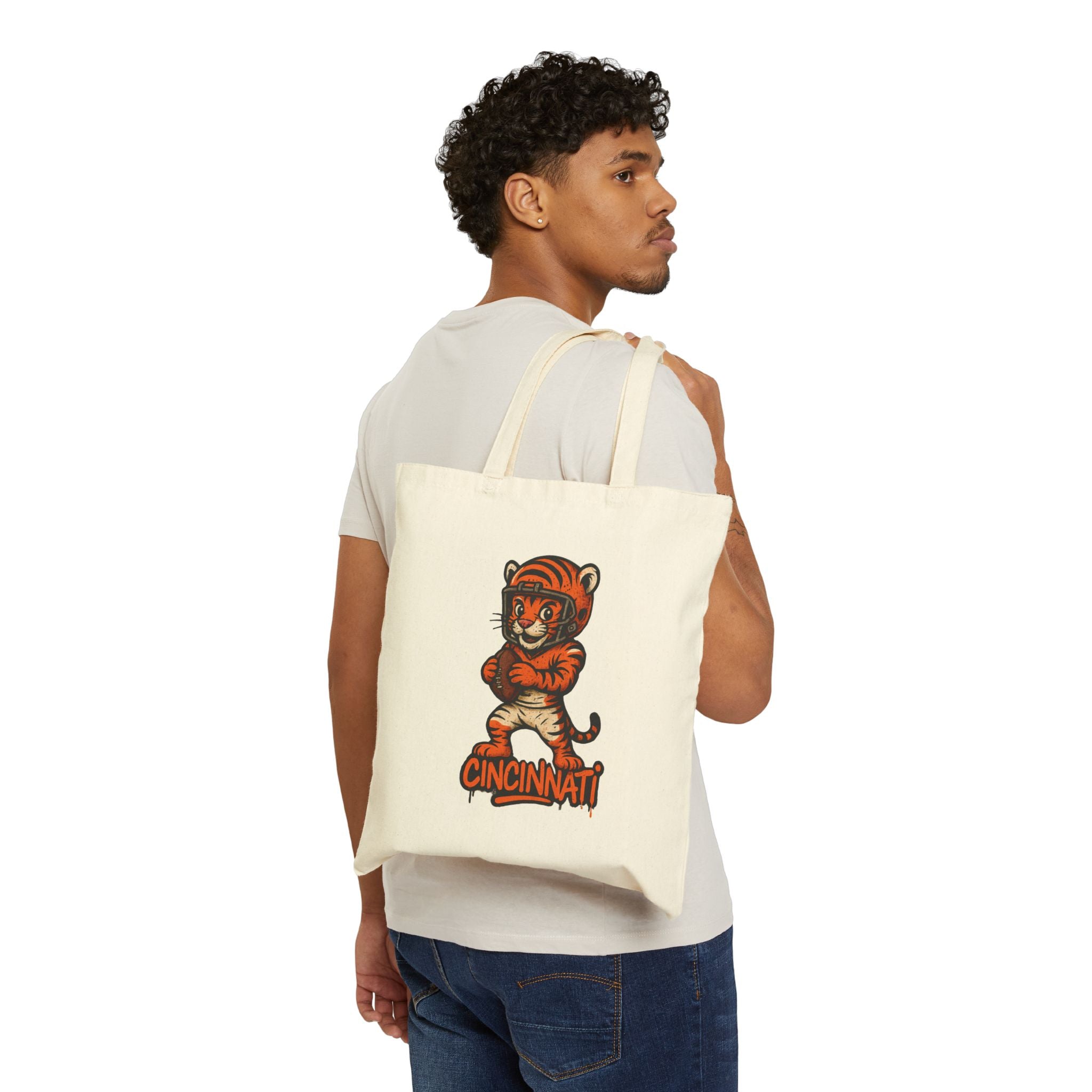 Cincinnati Bengals Tote Bag — Cute Sports Canvas Tote for Fans