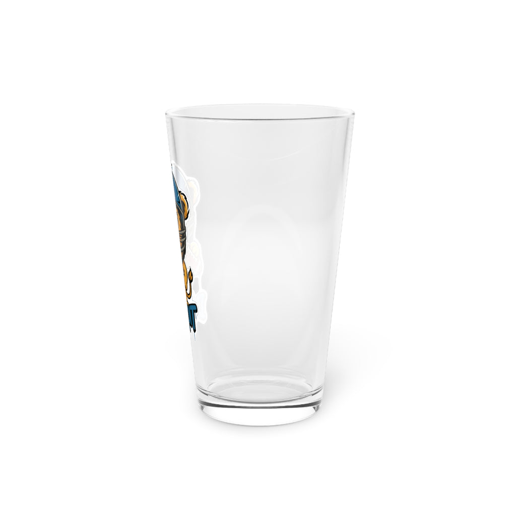 Detroit Lions Pint Glass, 16oz Beer Cup, Sports Fan Gift, Custom Drinkware, Tailgating Accessory, Party Glass
