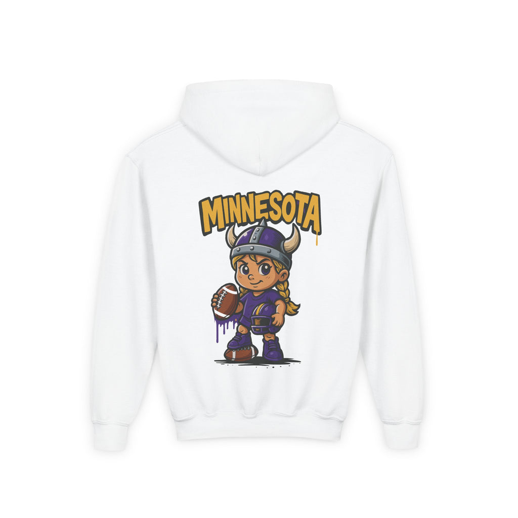 Minnesota Vikings Sweatshirt– Baby Mascot Graffiti Hoodie