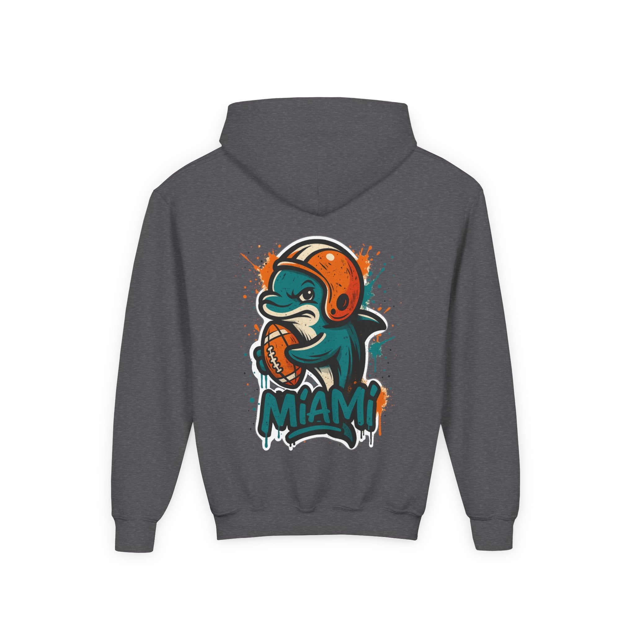 Miami Dolphins Mascot Kids Sweatshirt – Baby Mascot Graffiti Hoodie