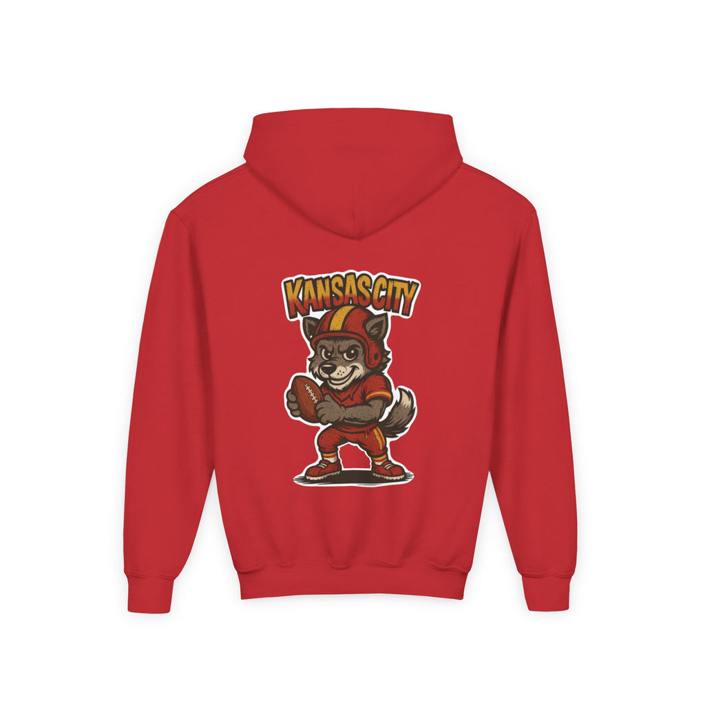 Kansas City Chiefs Kids Sweatshirt – Baby Mascot Graffiti Hoodie