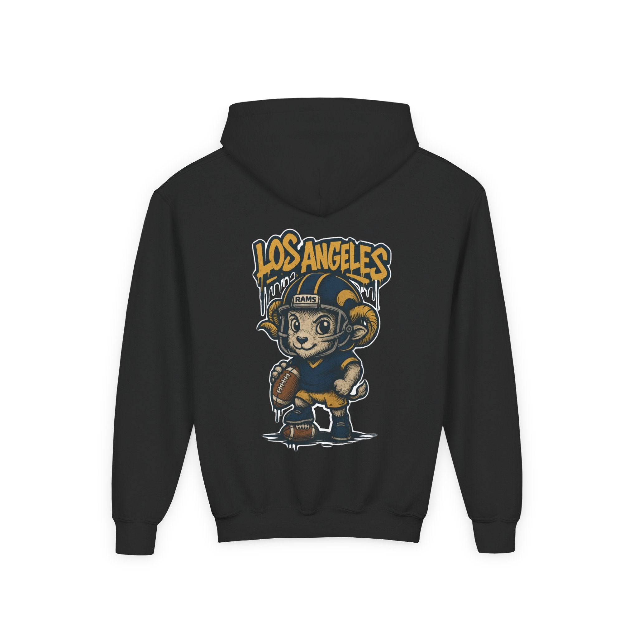 Los Angeles Rams Kids Sweatshirt – Baby Mascot Graffiti Hoodie