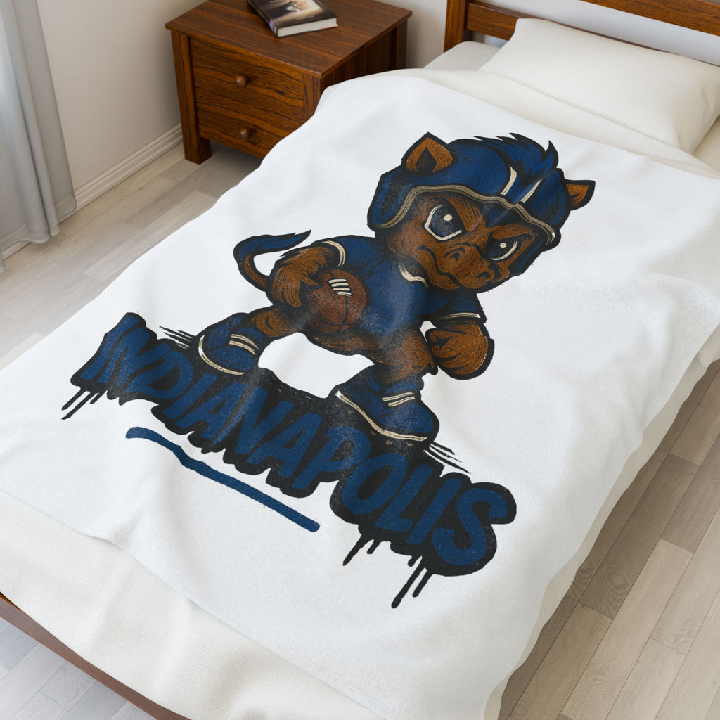 Indianapolis Colts Velveteen Blanket