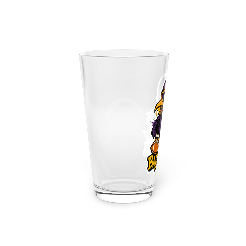 Baltimore Ravens Pint Glass, 16oz Beer Cup, Sports Fan Gift, Custom Drinkware, Tailgating Accessory, Party Glass