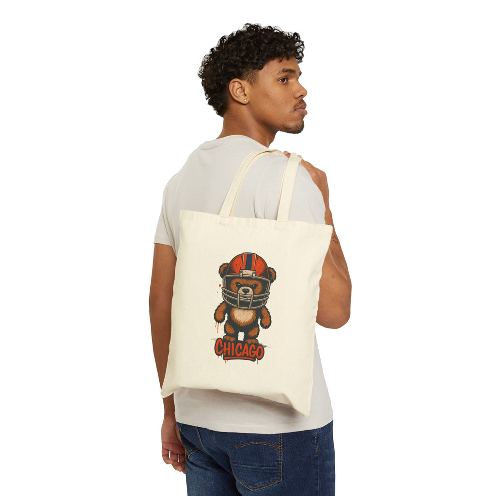 Chicago Bears Tote Bag — Cute Sports Canvas Tote for Fans