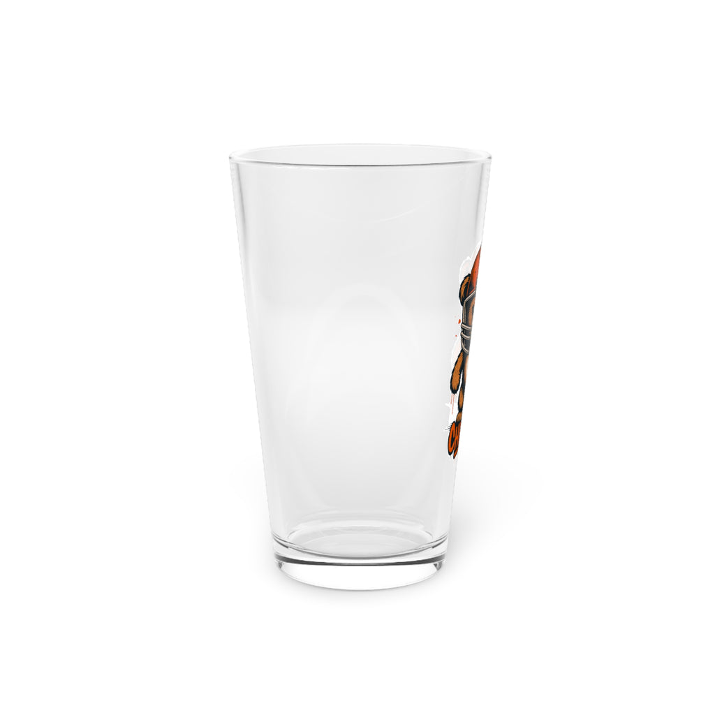 Chicago Bears Pint Glass, 16oz Beer Cup, Sports Fan Gift, Custom Drinkware, Tailgating Accessory, Party Glass