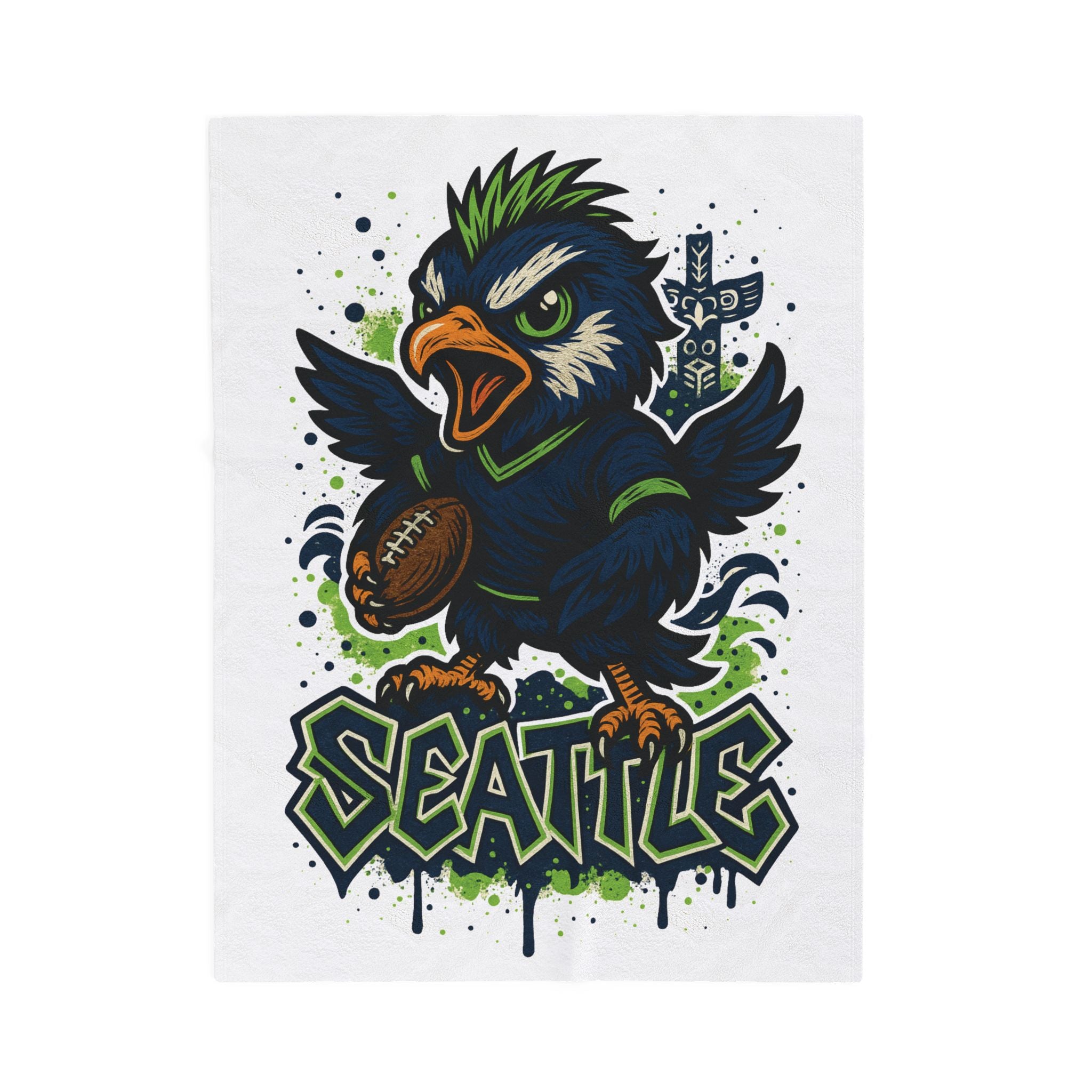 Seattle Seahawks Velveteen Blanket