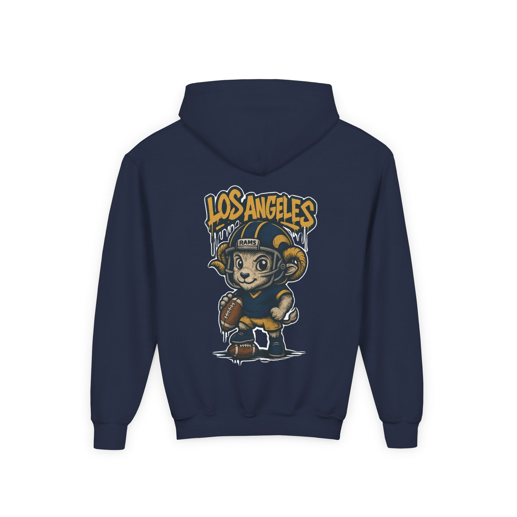 Los Angeles Rams Kids Sweatshirt – Baby Mascot Graffiti Hoodie