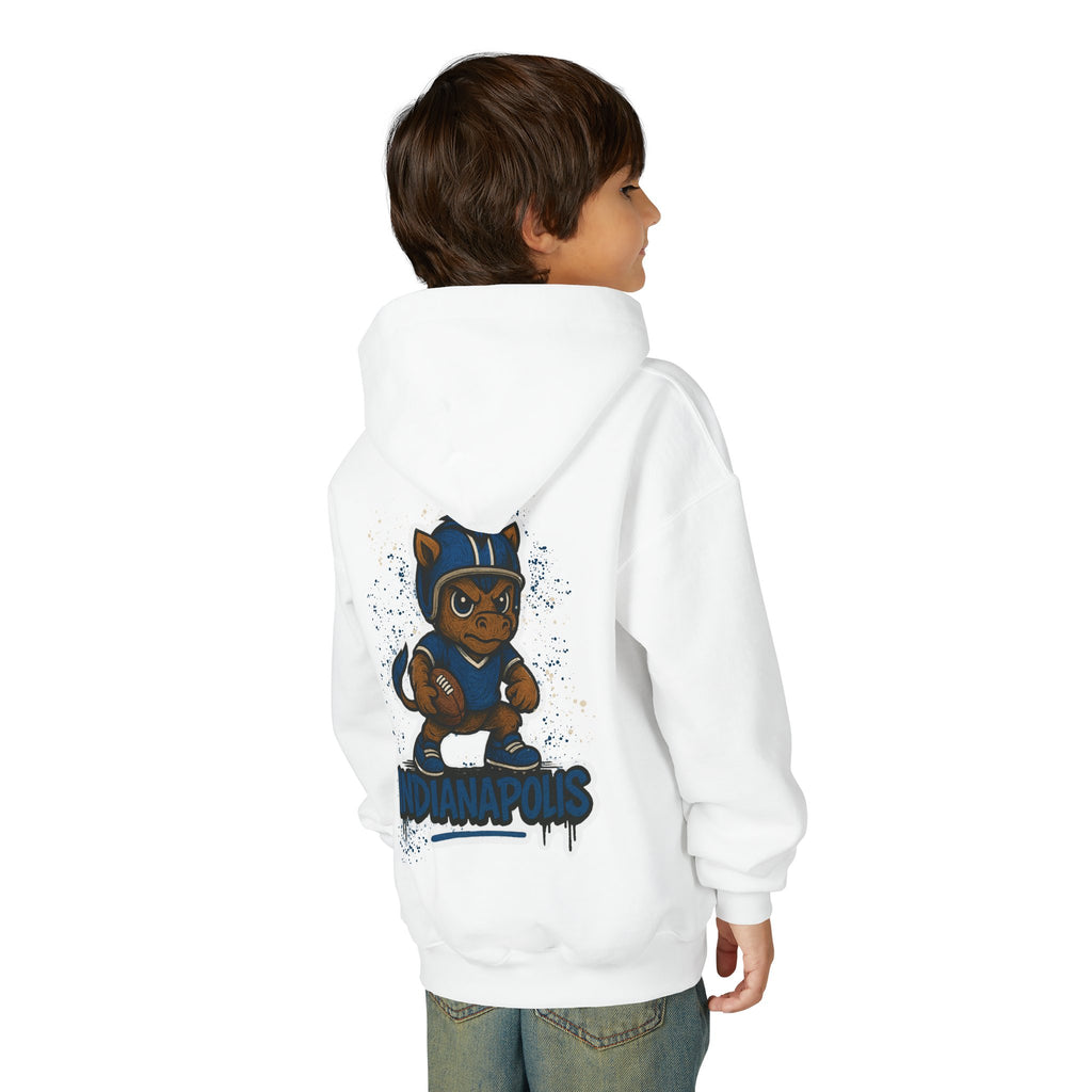 Indianapolis Colts Kids Sweatshirt – Baby Mascot Graffiti Hoodie