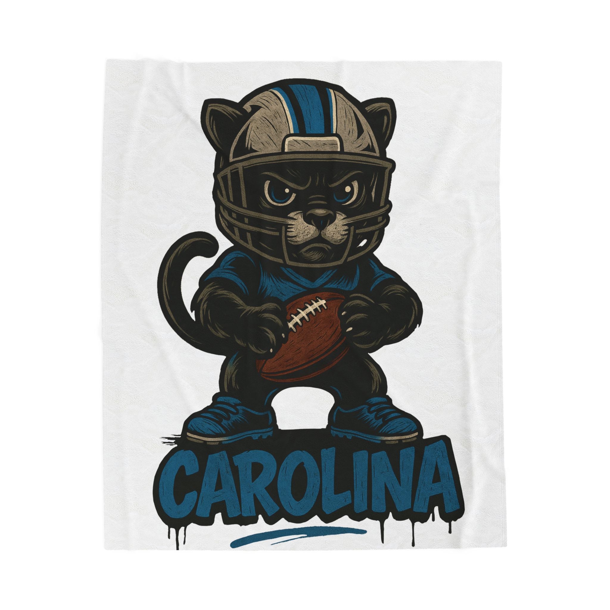 North Carolina Panthers Velveteen Blanket