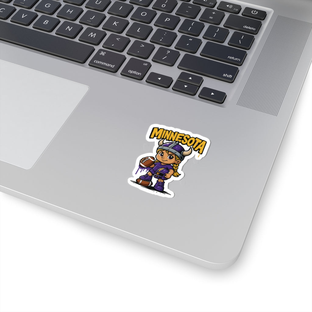 Minnesota Vikings Team Kiss-Cut Stickers | Team Spirit Decor, Laptop Decals, Gift for Fans, Customizable Stickers