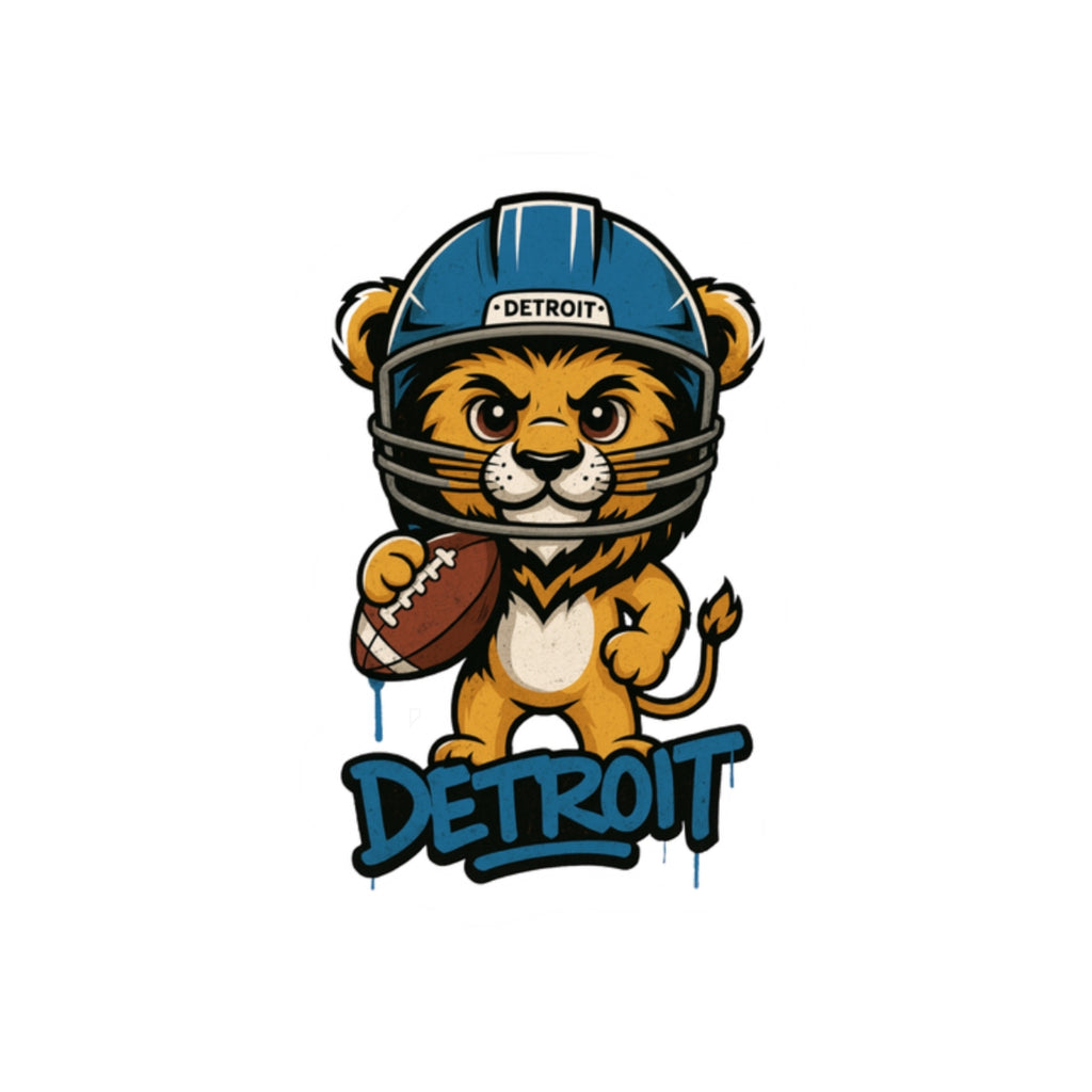 Detroit Lions NFL Team Kiss-Cut Stickers | Team Spirit Decor, Laptop Decals, Gift for Fans, Customizable Stickers