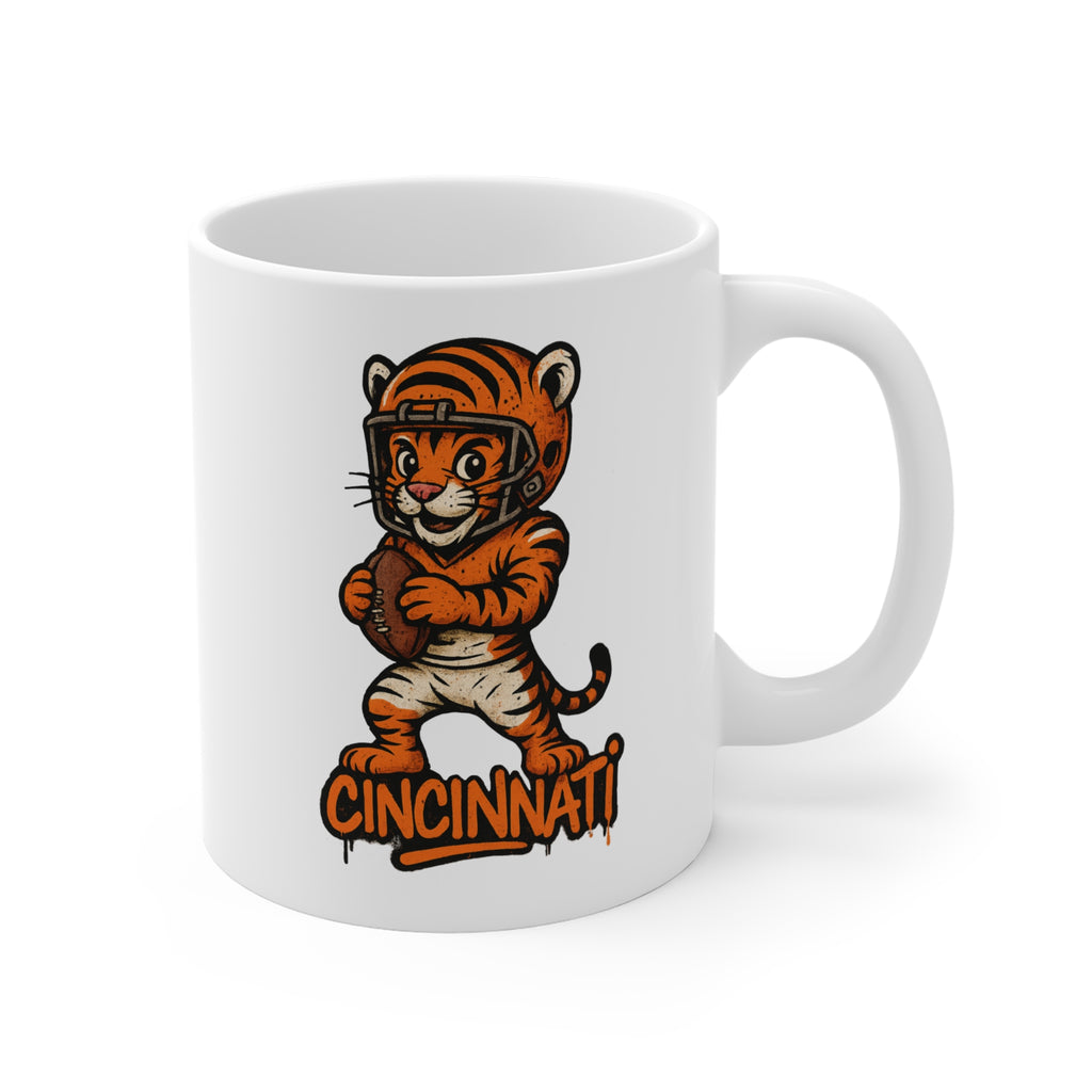 Cincinnati Bengals Mug - 11oz Ceramic Coffee Cup for Fans