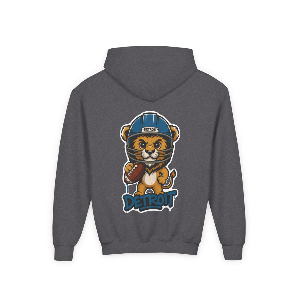 Detriot Lions Kids Sweatshirt – Baby Mascot Graffiti Hoodie