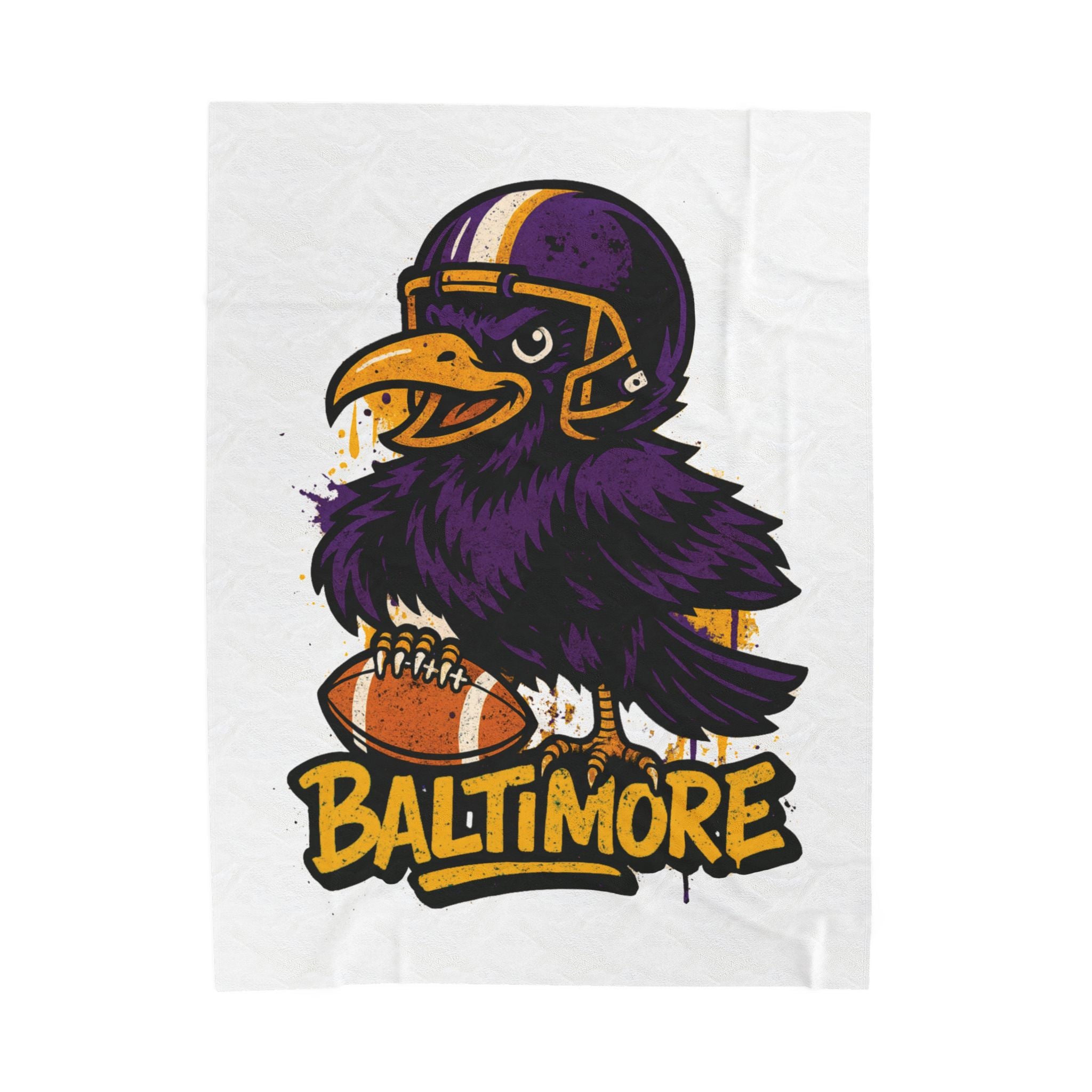 Baltimore Ravens Velveteen Blanket