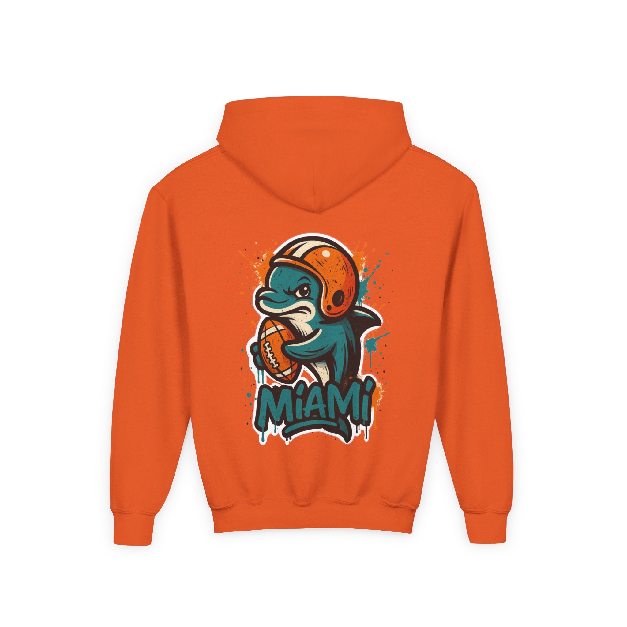 Miami Dolphins Mascot Kids Sweatshirt – Baby Mascot Graffiti Hoodie