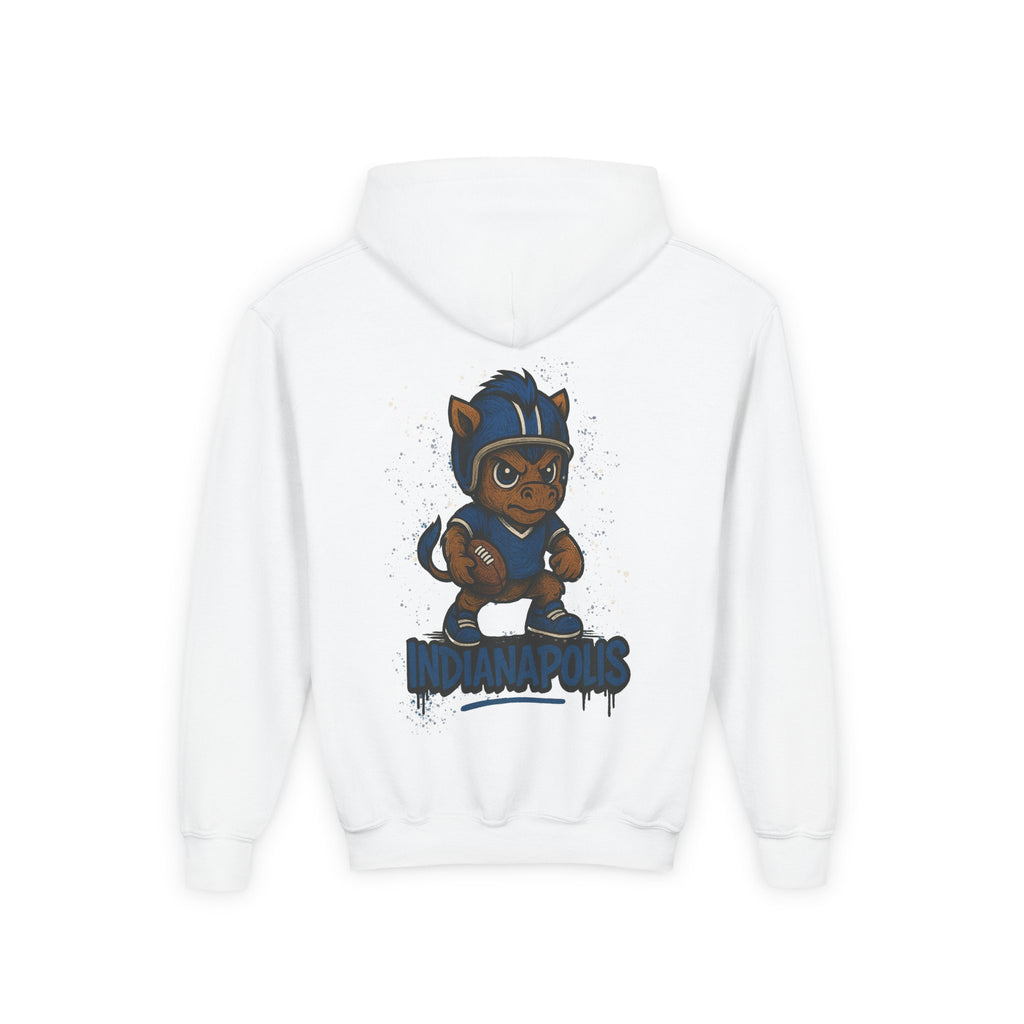 Indianapolis Colts Kids Sweatshirt – Baby Mascot Graffiti Hoodie