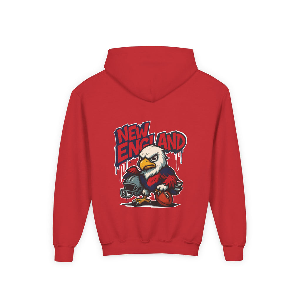 New England Patriots Kids  Sweatshirt – Baby Mascot Graffiti Hoodie