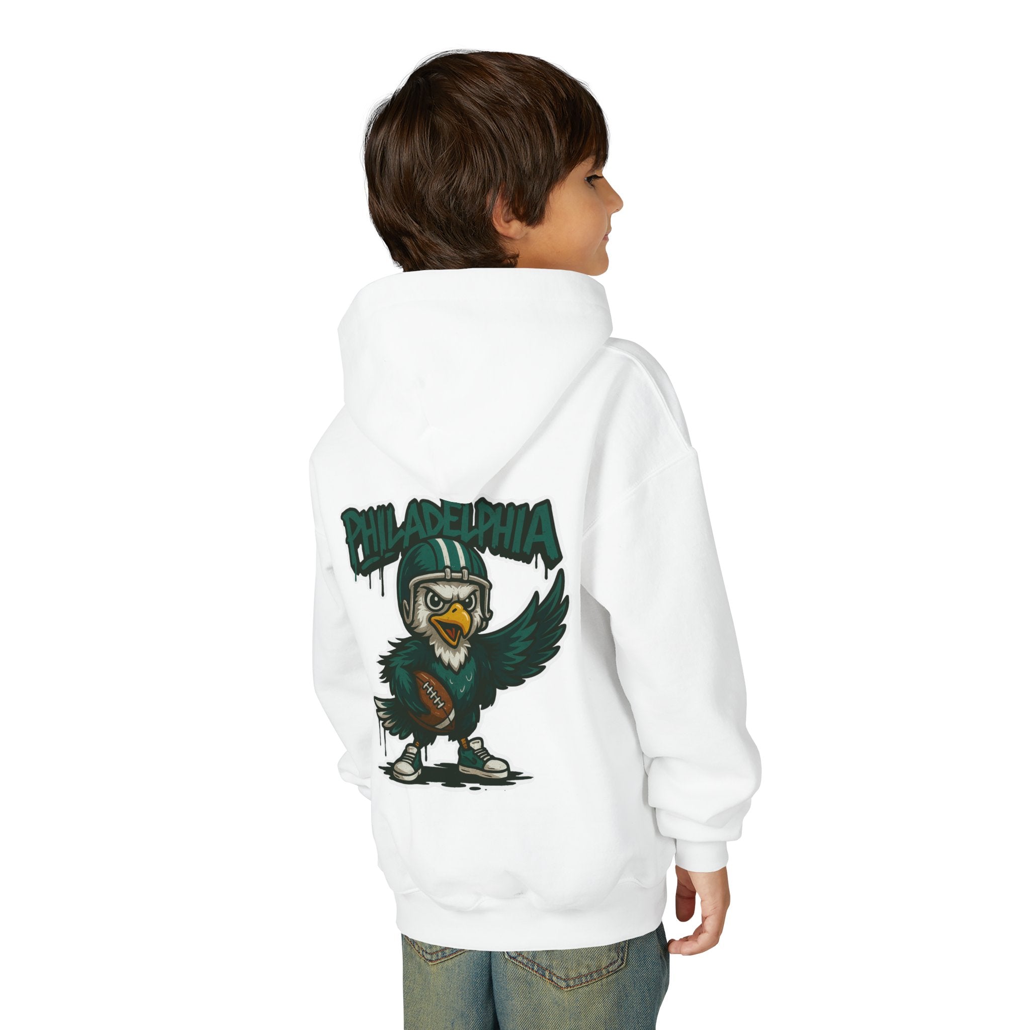 Philadelphia Eagles Kids Sweatshirt – Baby Mascot Graffiti Hoodie