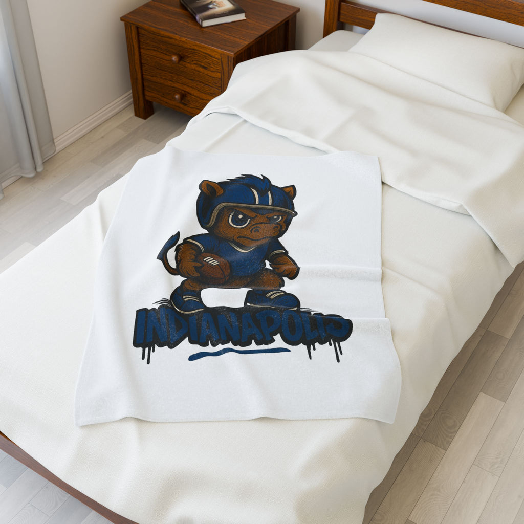 Indianapolis Colts Velveteen Blanket