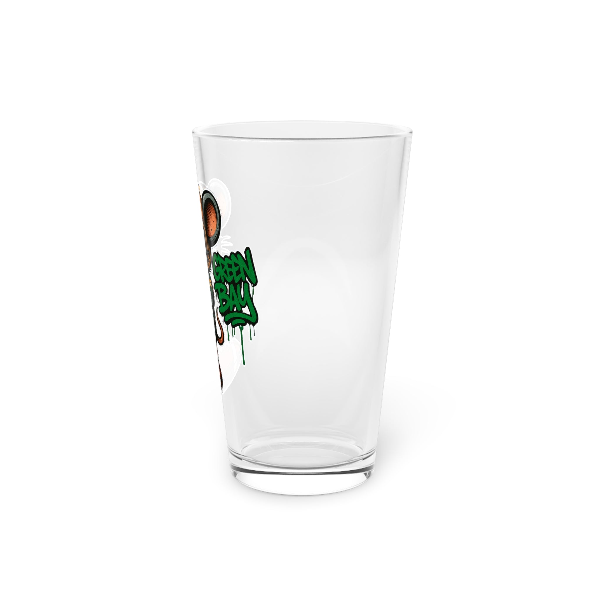 Green Bay Packers Pint Glass, 16oz Beer Cup, Sports Fan Gift, Custom Drinkware, Tailgating Accessory, Party Glass