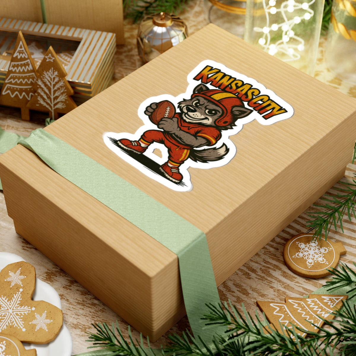 Kansas City Chiefs Sports Team Kiss-Cut Stickers | Team Spirit Decor, Laptop Decals, Gift for Fans, Customizable Stickers