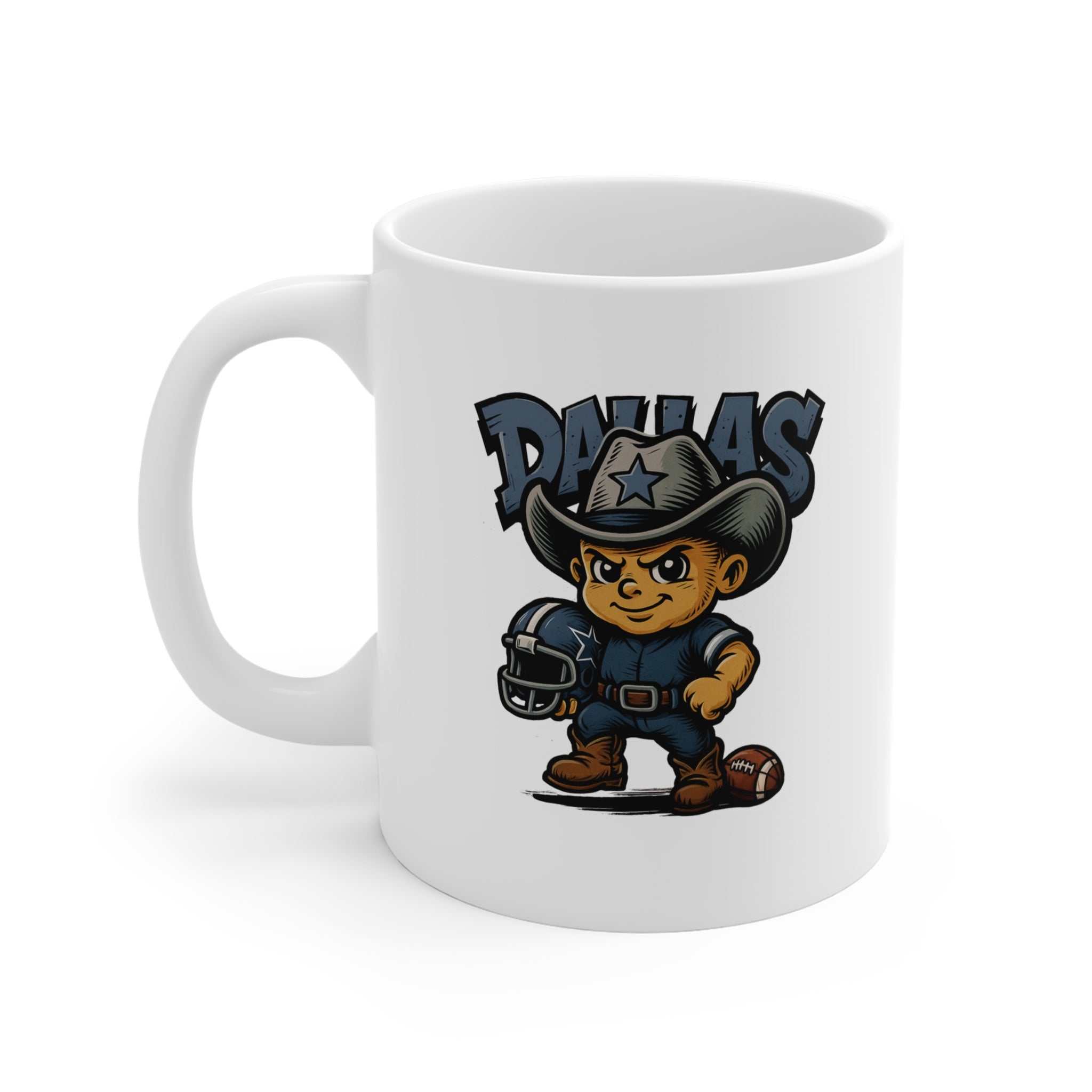 Dallas Cowboys Mug - 11oz Ceramic Coffee Cup for Fans
