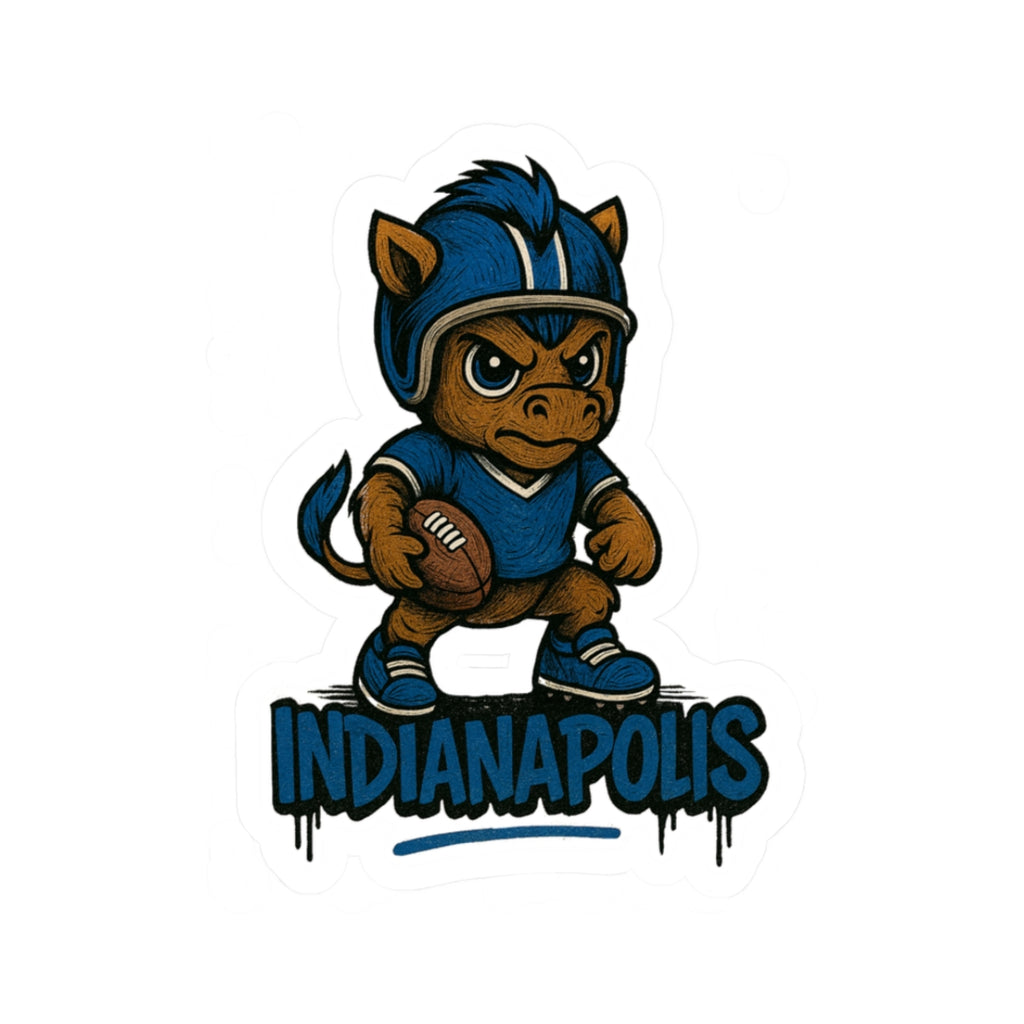 Indianapolis Colts Sports Team Kiss-Cut Stickers | Team Spirit Decor, Laptop Decals, Gift for Fans, Customizable Stickers