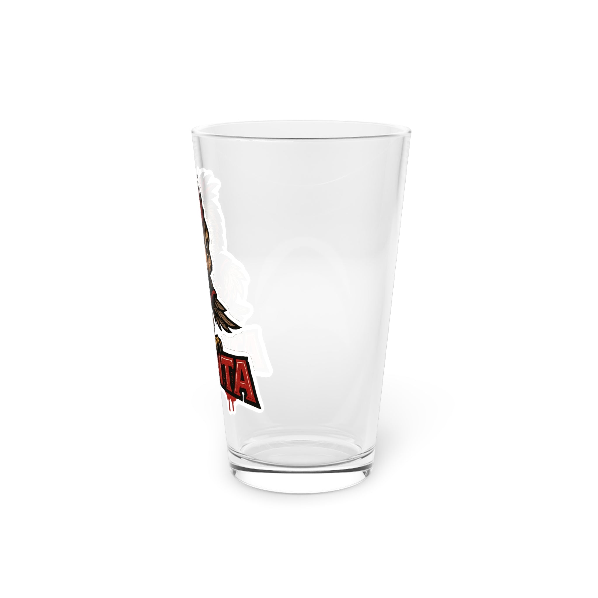 Atlanta Falcons Pint Glass, 16oz Beer Cup, Sports Fan Gift, Custom Drinkware, Tailgating Accessory, Party Glass