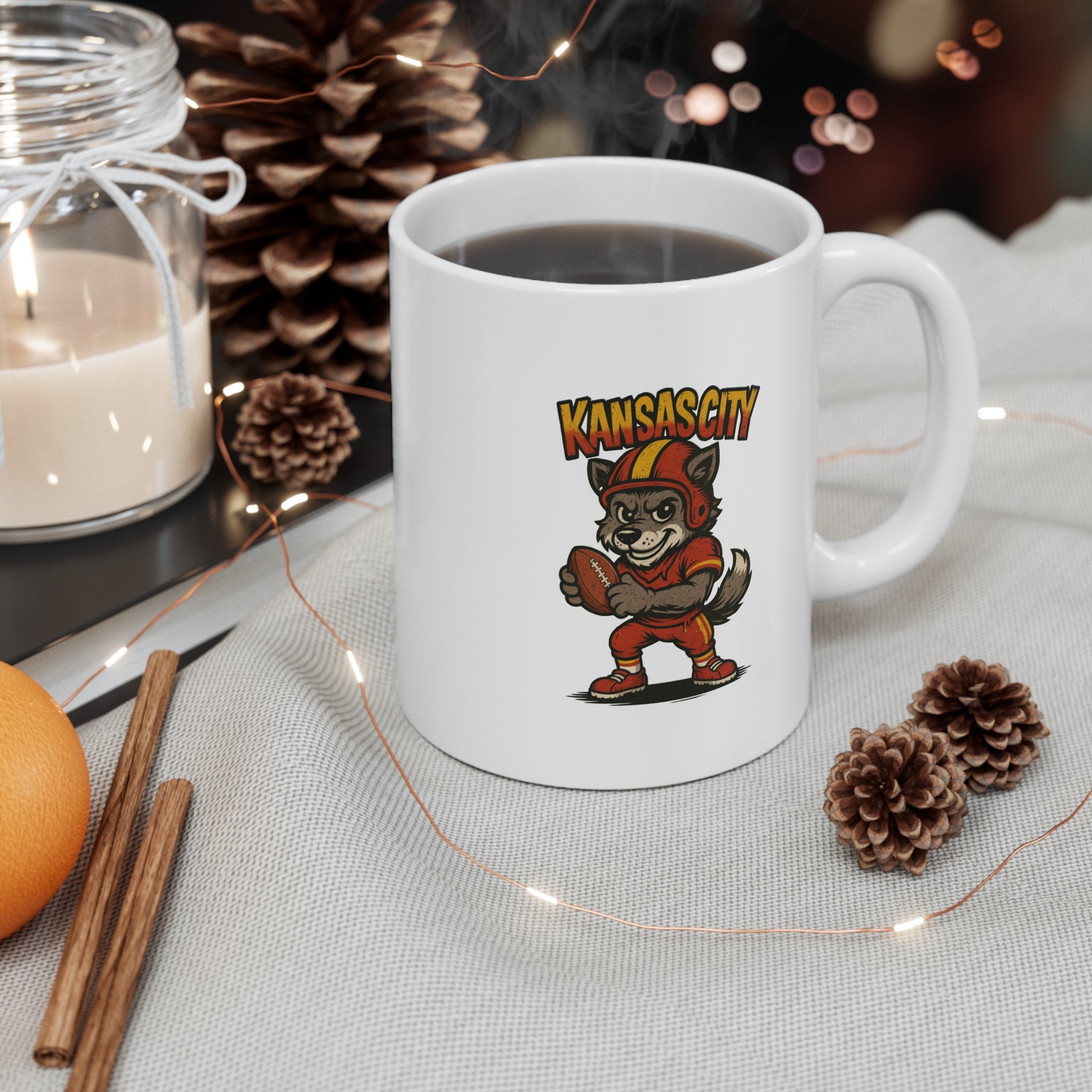 Kansas City Chiefs Mug - 11oz Ceramic Coffee Cup for Fans