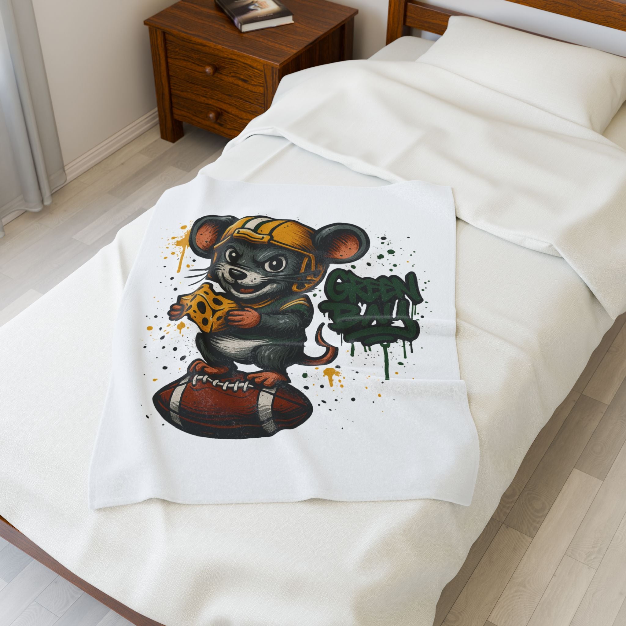 Green Bay Packers Velveteen Blanket