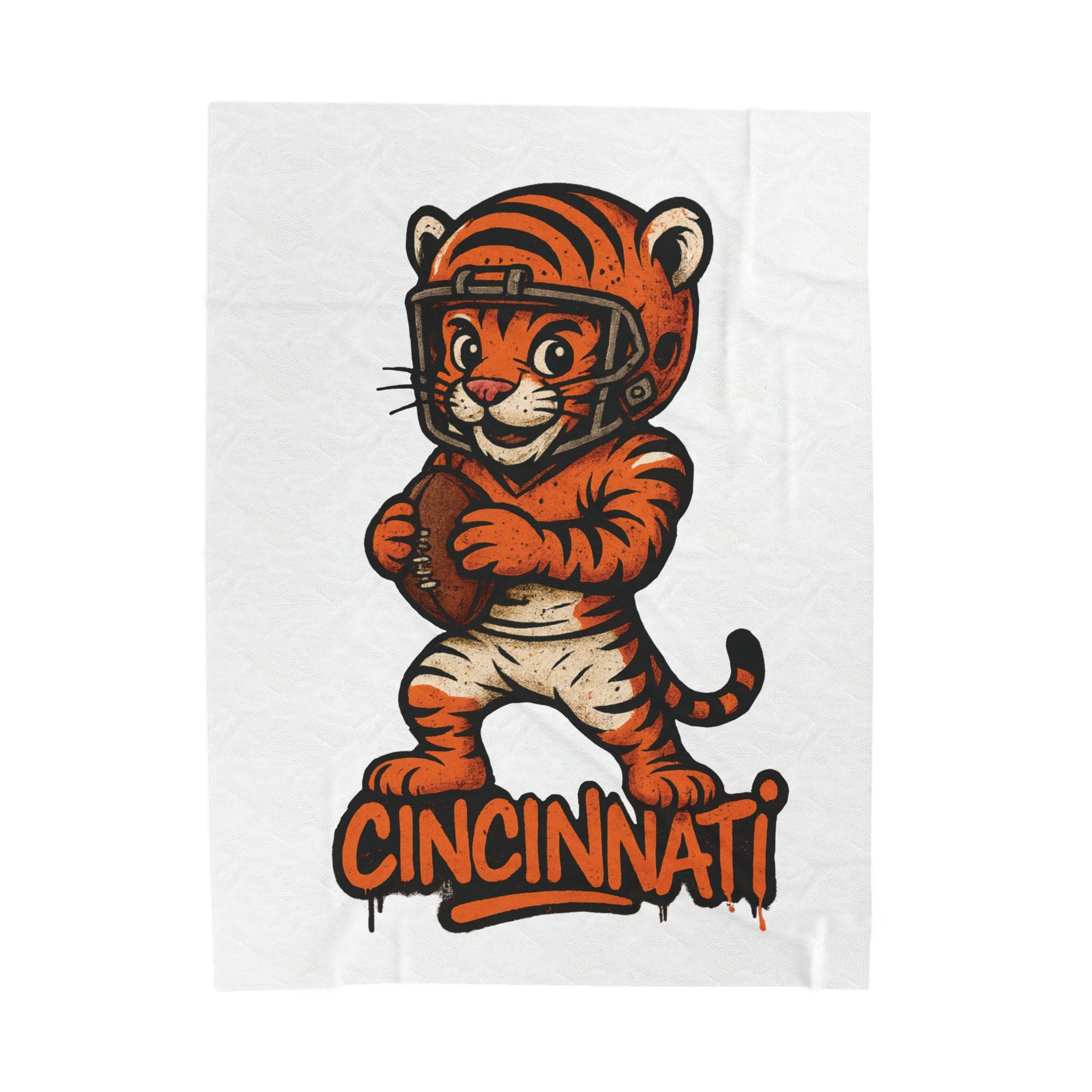 Cincinatti Bengals Velveteen Blanket