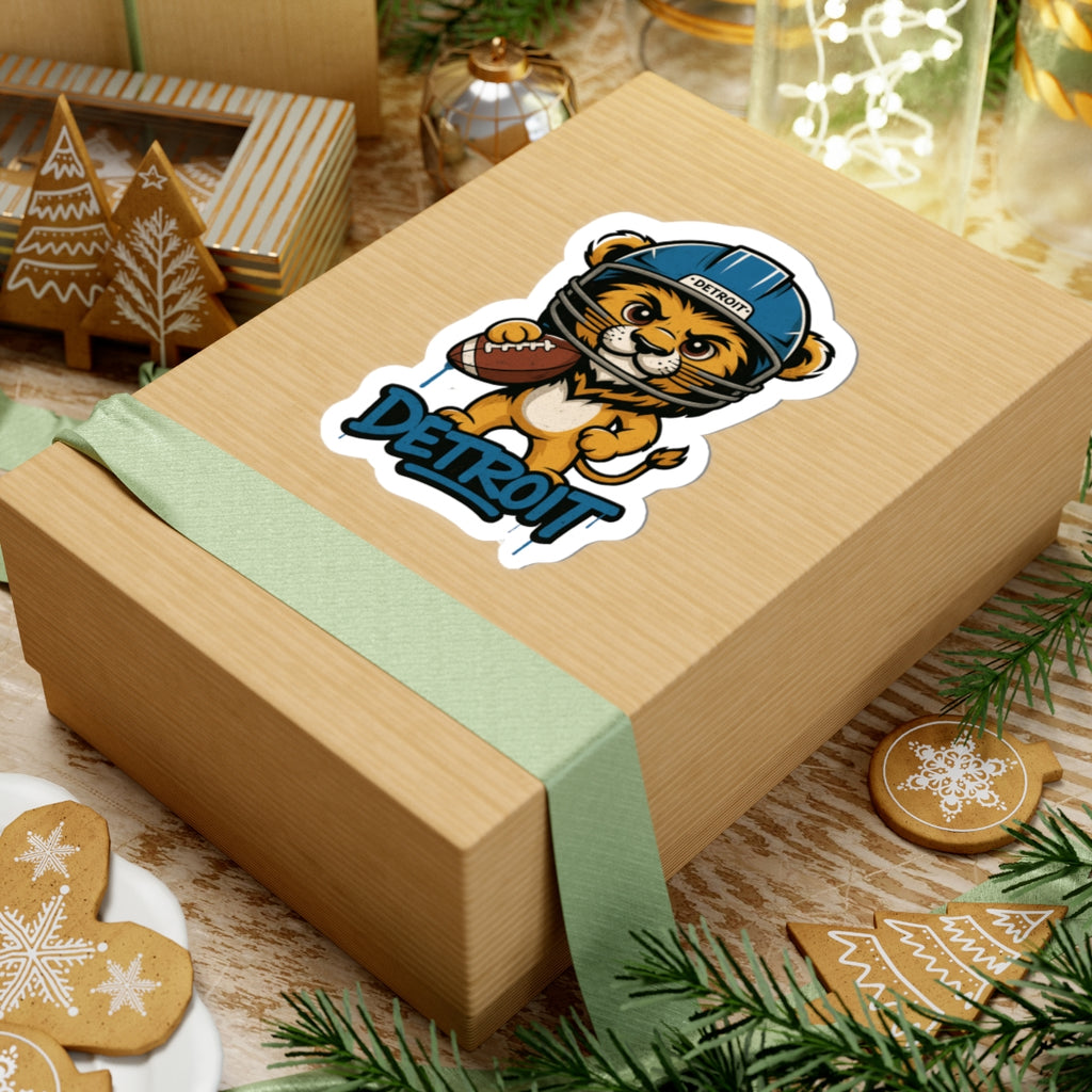 Detroit Lions NFL Team Kiss-Cut Stickers | Team Spirit Decor, Laptop Decals, Gift for Fans, Customizable Stickers