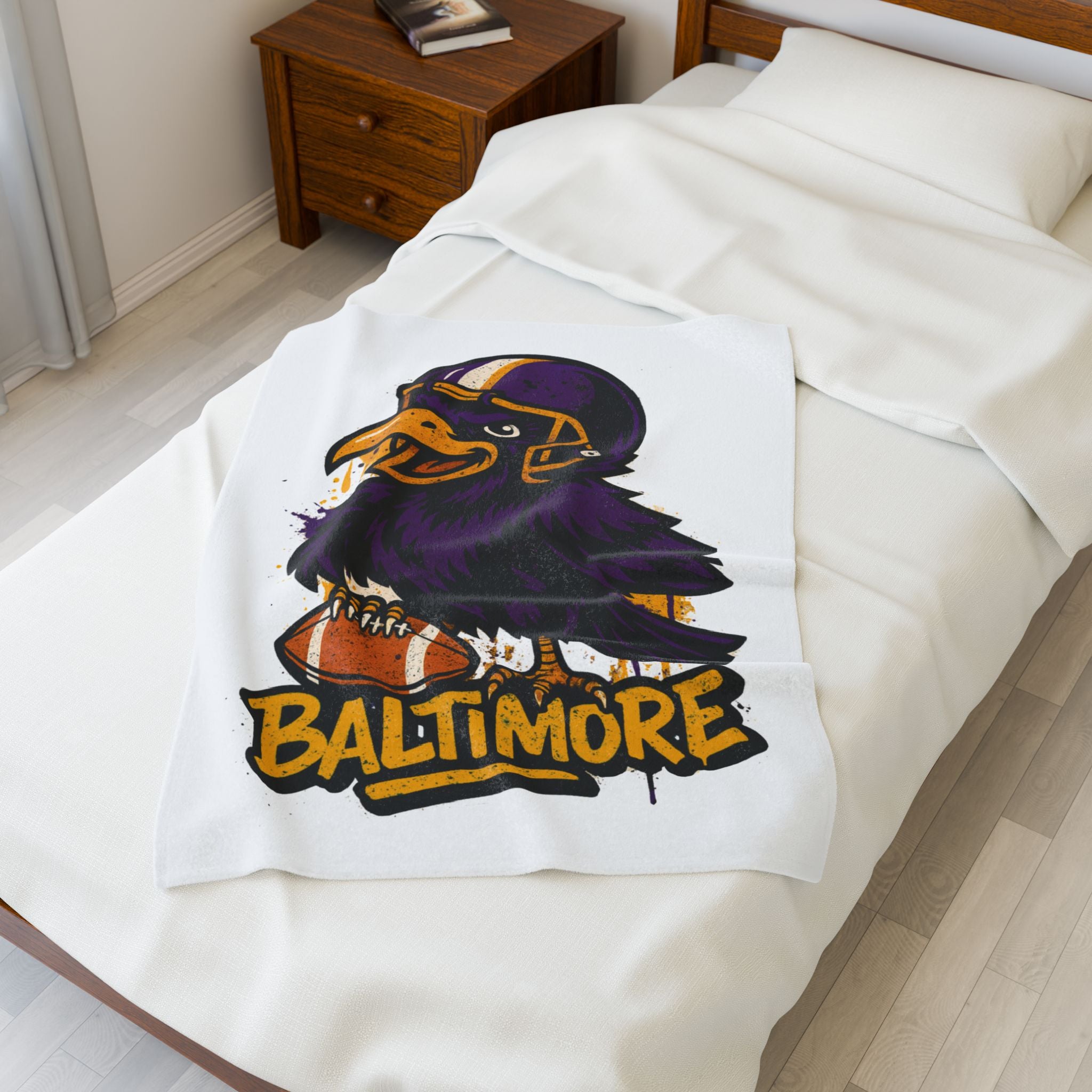 Baltimore Ravens Velveteen Blanket