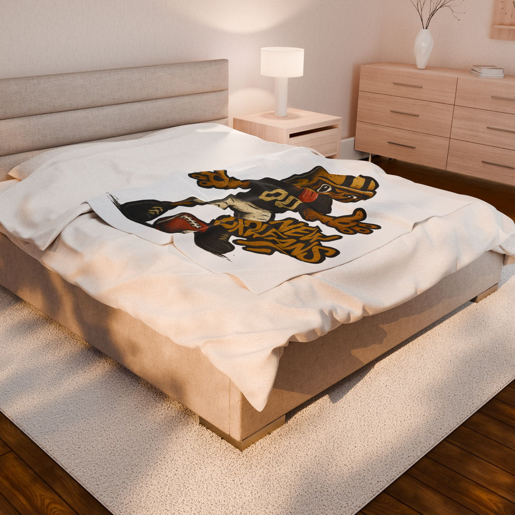 New Orleans Saints Velveteen Blanket