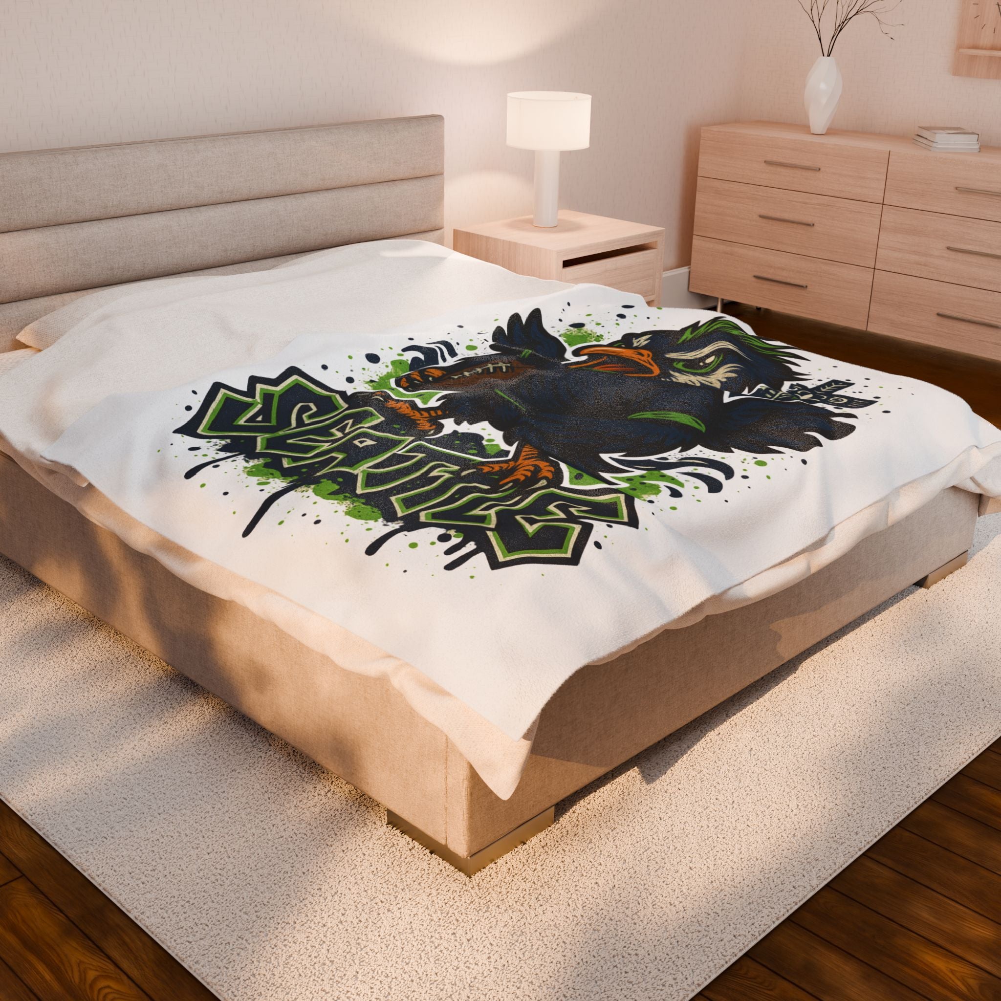 Seattle Seahawks Velveteen Blanket