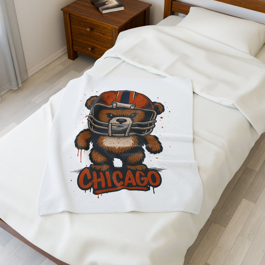 Chicago Bears Velveteen Blanket