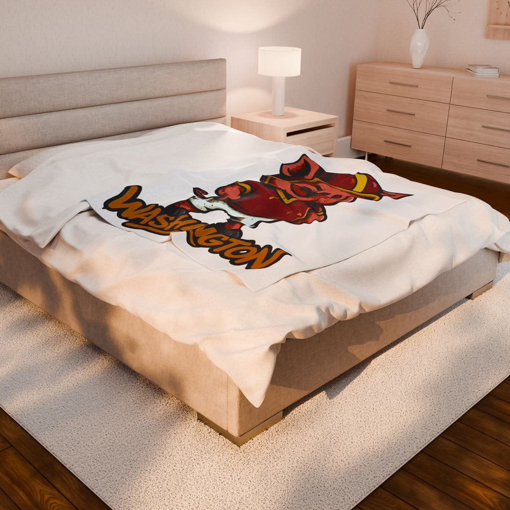 Washington Commanders Velveteen Blanket